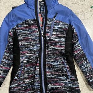 Free Country Youth Size Medium (10-12) Girls Jacket w/Removable Fur Trimmed Hood